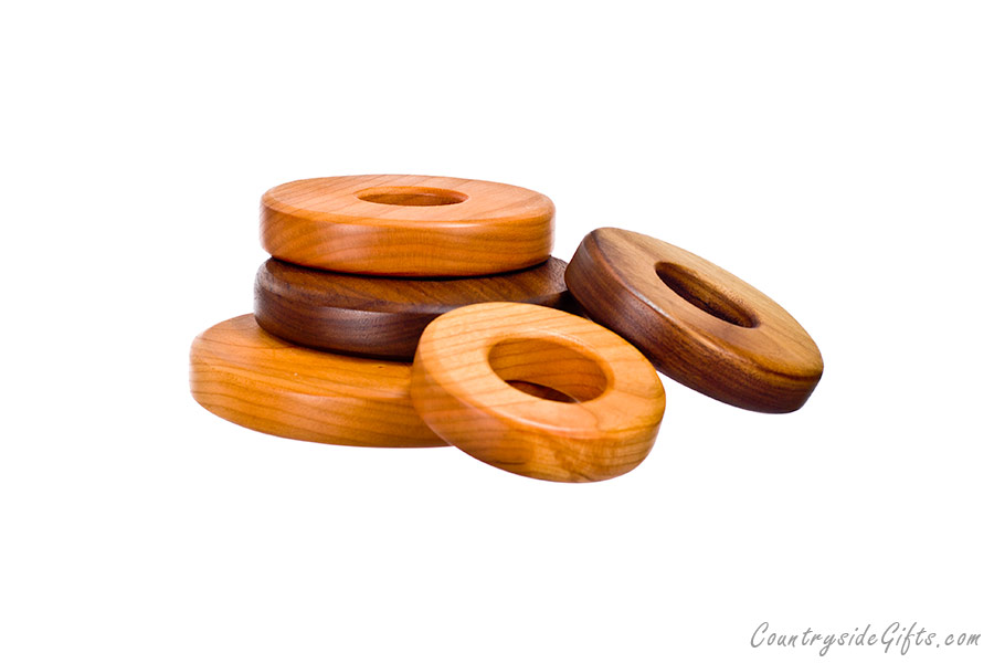 Natural Hardwood Circle Stacker Toy : Countryside Gifts, LLC