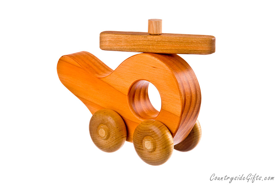 wooden helicopter